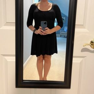 Black swing dress